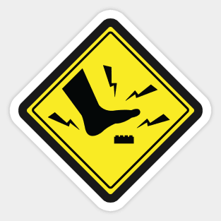 Caution!!! Sticker